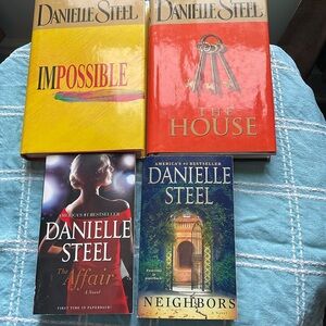 Four Danielle Steel novels. Two hardcover and two paperback.